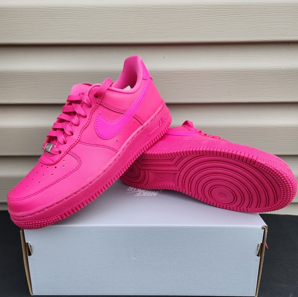 Women's Nike Air Force 1 Low Fireberry Fierce Pink - Picture 3 of 6